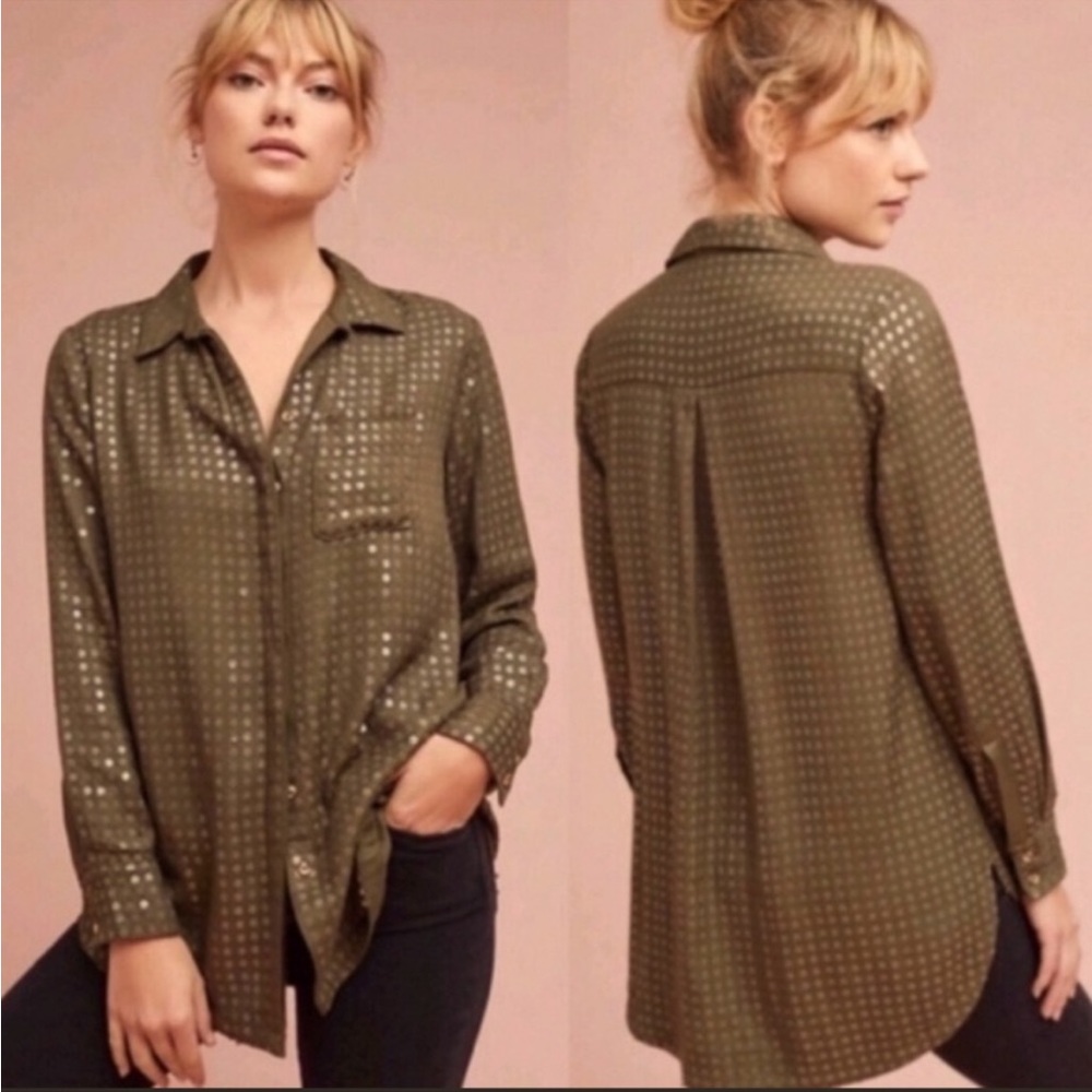 Anthropologie sequin tunic